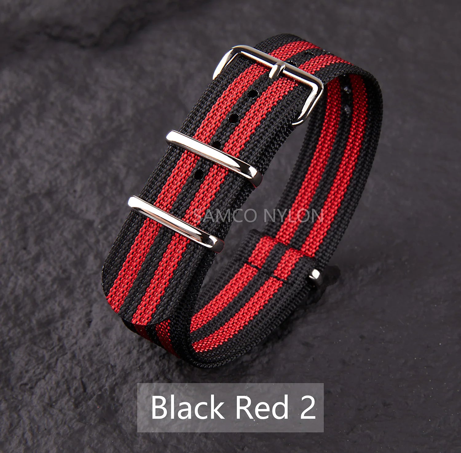 Ribbed Nylon Watch Band 20mm 22mm Comfortable Watch Straps Loop Military Washable Blet for Men Watchbands