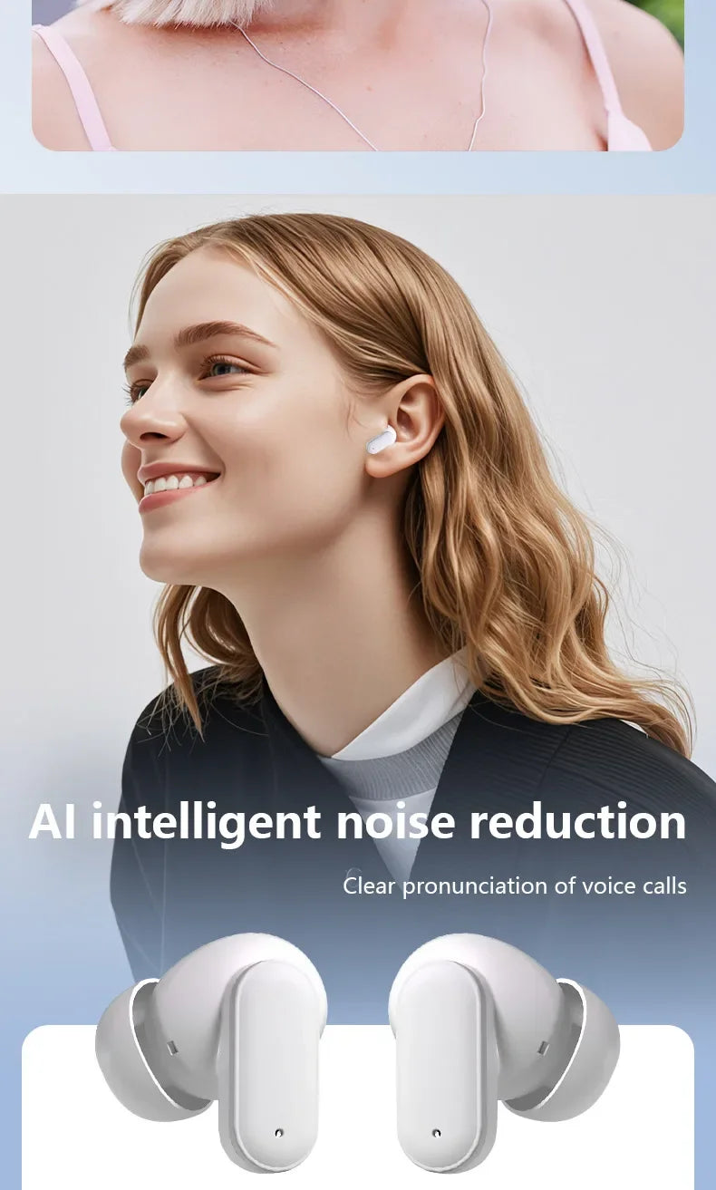 Xiaomi Auricular Wireless Bluetooth Earphones In Ear Noise Reduction Sports Waterproof for Android, iOS, PC Long Battery Life