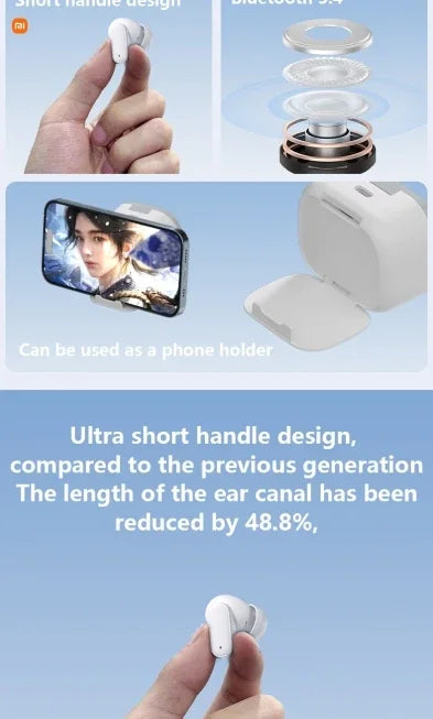 Xiaomi Auricular Wireless Bluetooth Earphones In Ear Noise Reduction Sports Waterproof for Android, iOS, PC Long Battery Life