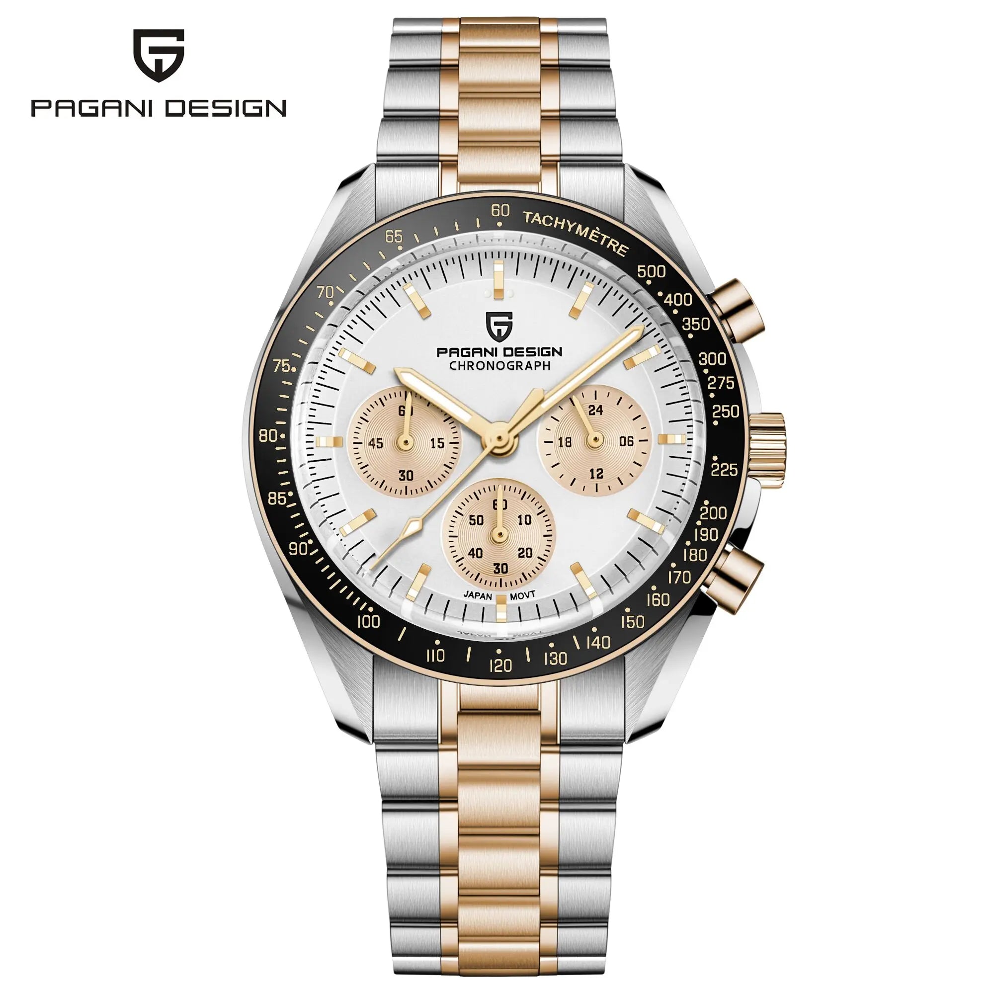 2025 New PAGANI DESIGN V5 Moon Men's Watches Top Luxury Quartz Watch For Men Chronograph Waterproof Sport Stainless Steel Clock