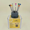 Original BERGEON 30081-S09 9-piece screwdriver watch repair tool with straight screwdriver