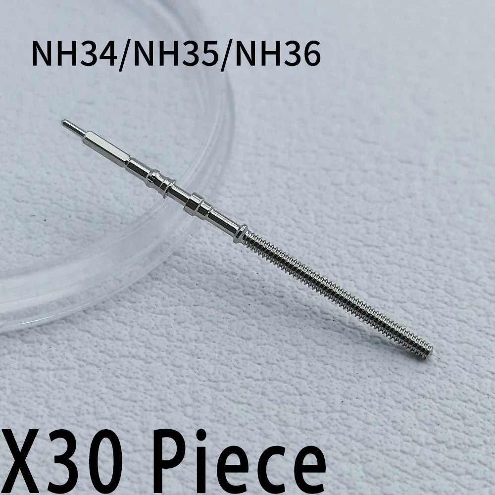10Pcs/3Pcs Movement Watch Steel Stem Crown Kit Watch Parts For NH34 NH35 NH36 VK63 Miyota8215 Stem Spare Parts High Quality