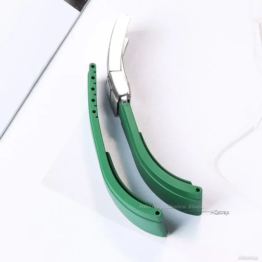 For Rolex GMT Daytona 20mm Rubber Watchband for Submariner OYSTERFLEX Diving Waterproof Soft Silicone Replacement Wrist Strap