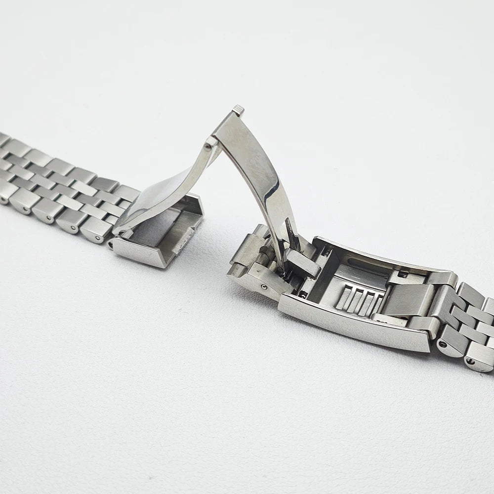 High Quality 316L GMT Watch Strap 20mm Black/Silvery/Gold Matching Watch/Case Replacement Bracelet Watch Accessories
