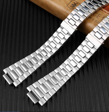 Watch bracelet for Patek Philippe Nautilus 5711/5726 Fine steel watch strap male convex stainless steel watch accessories 25mm
