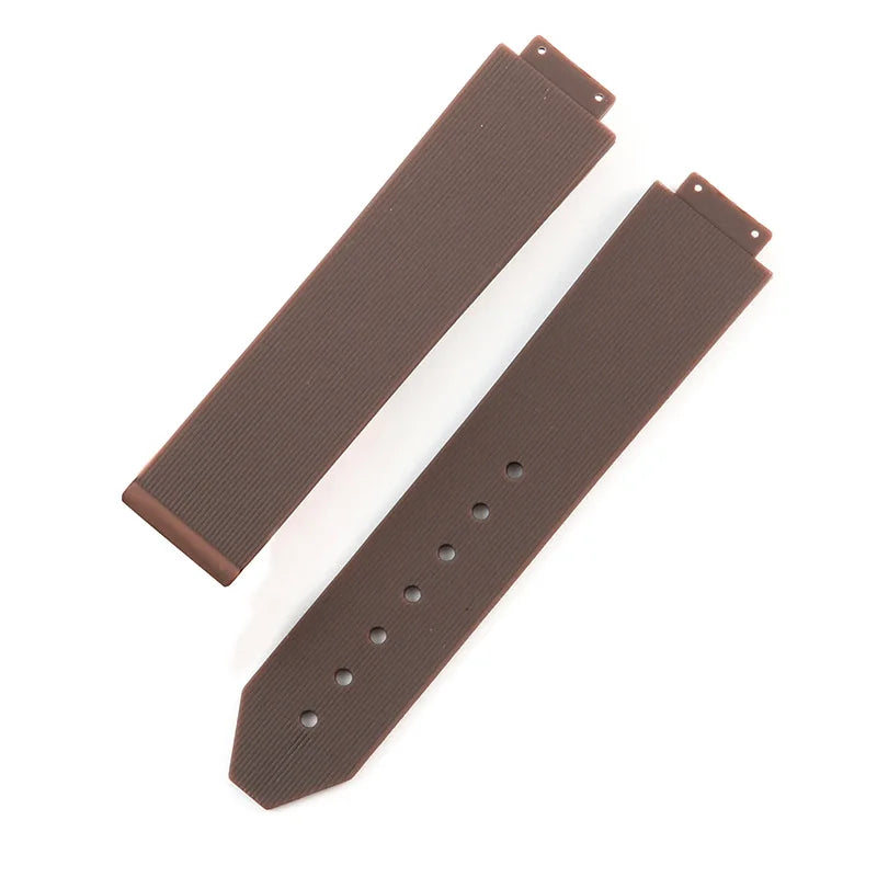 19mmx26mm Silicone Rubber Watch Strap for HUBLOT Classic Fusion Curved End Links Waterproof Men women Watch Strap