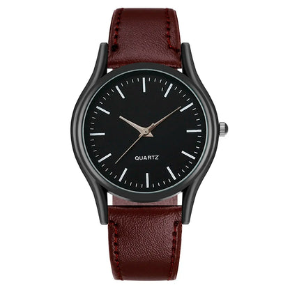 Watches for Men Reloj Hombre Fashion Retro Business Hand Watch Leather Watches Quartz Wristwatch Clock Gift Relogios Masculino
