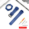 Resin Watch Strap Case Bezel for Casio G-SHOCK GA-2100 GA-2110 Men Sport Waterproof Rubber Watch Band Modifying Kit with tools