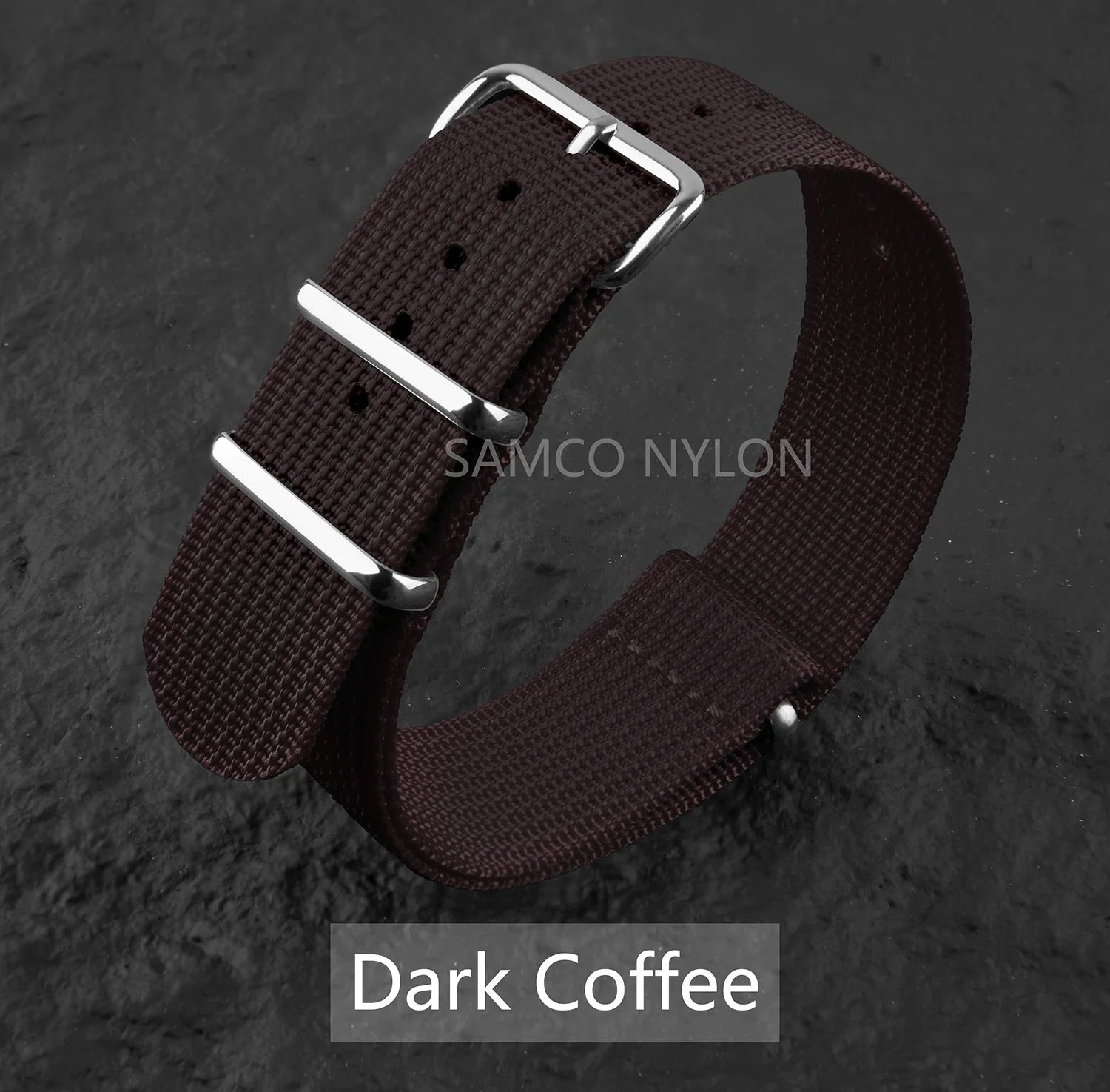Ribbed Nylon Watch Band 20mm 22mm Comfortable Watch Straps Loop Military Washable Blet for Men Watchbands