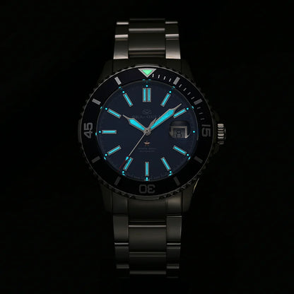 Seagull Ocean Series Stainless Steel Watch Men Business Watch Automatic Mechanical Watch 20Bar Waterproof Diving Diver Watch 523