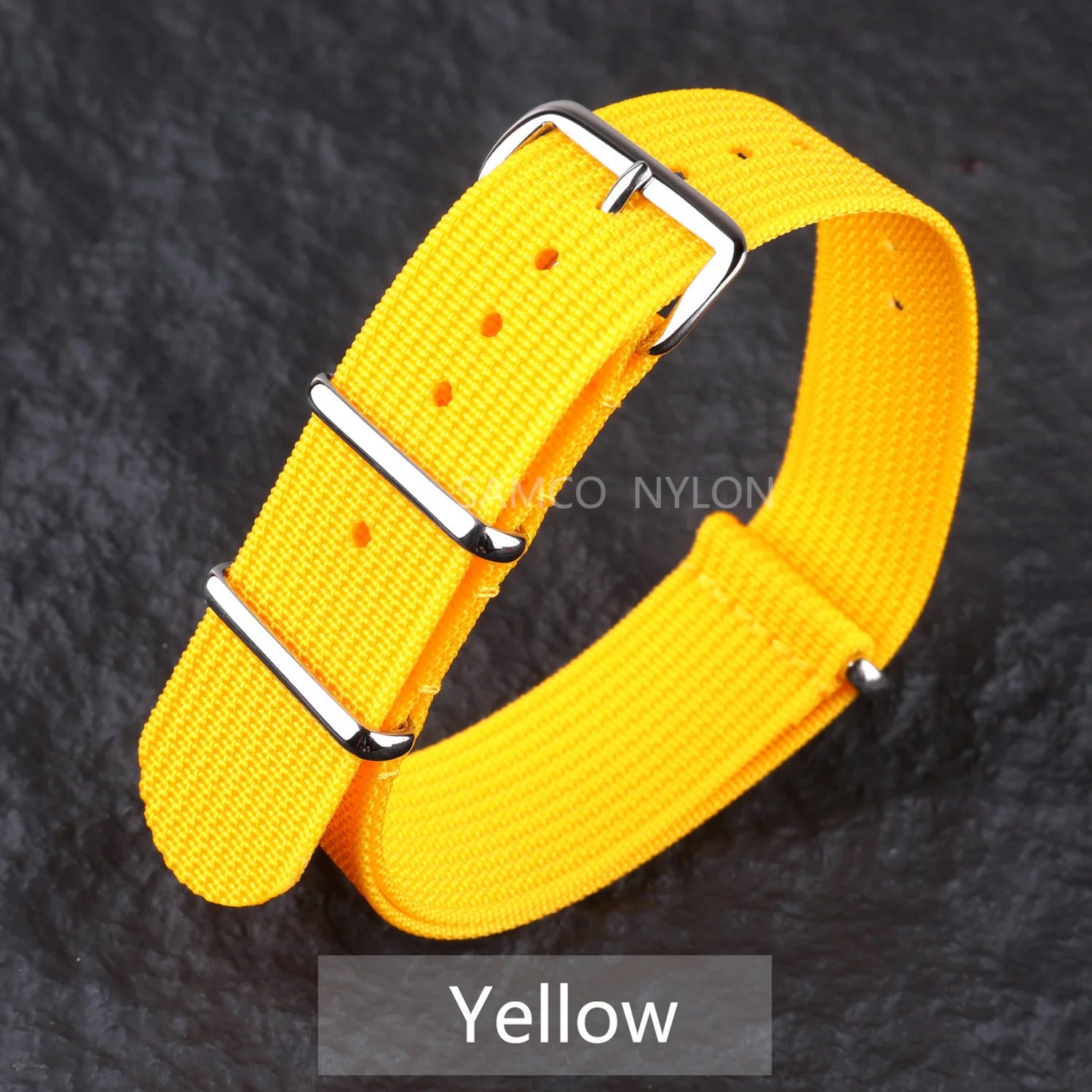 Ribbed Nylon Watch Band 20mm 22mm Comfortable Watch Straps Loop Military Washable Blet for Men Watchbands