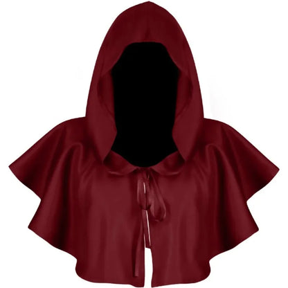 Halloween  Adult Solid Costume Death Cloak Medieval Hooded Costume Cloak Movie Cosplay Clothing Party Clothes