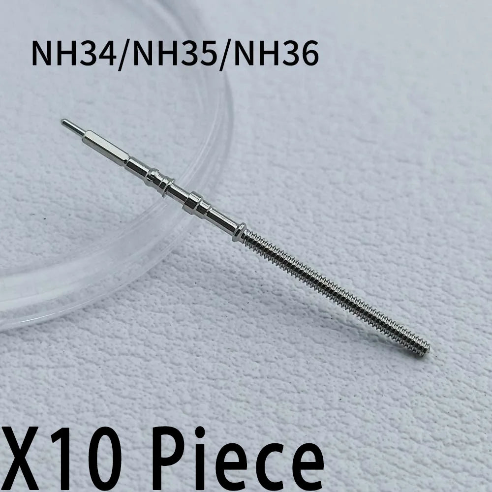 10Pcs/3Pcs Movement Watch Steel Stem Crown Kit Watch Parts For NH34 NH35 NH36 VK63 Miyota8215 Stem Spare Parts High Quality