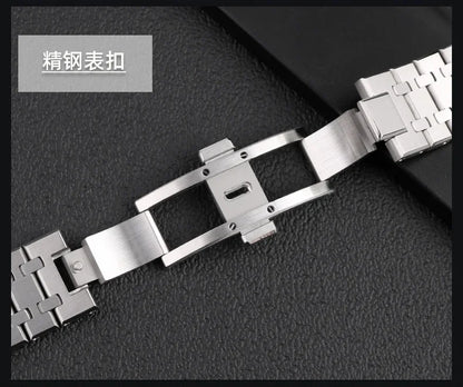 26mm  316L Stainless Steel Bracelet For AP 15400 Audemars Piguet Royal Oak GA2100 2110 Strap Men Watch Band