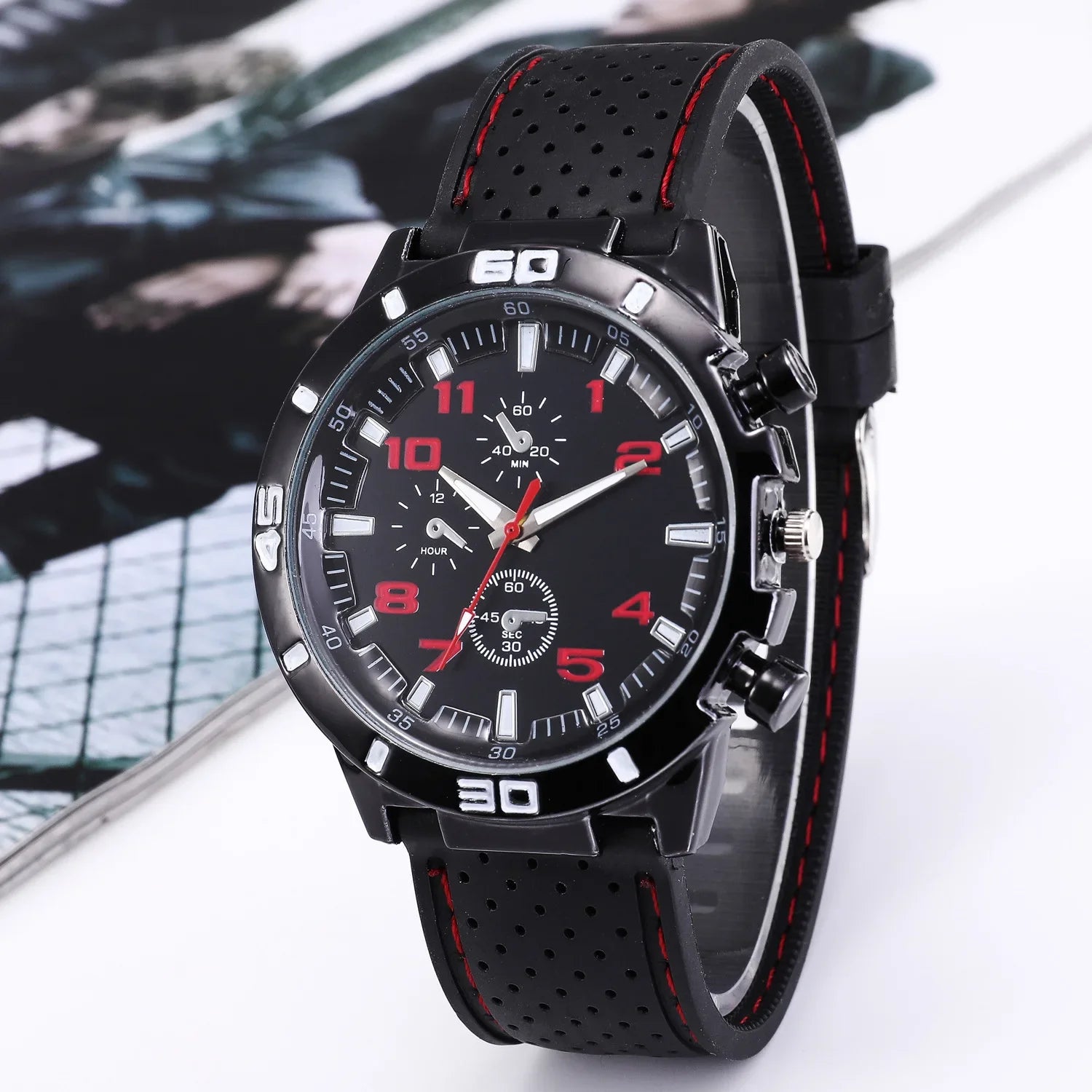 Brand Quartz Men Watches Reloj Hombre Luxury Male Clock Sport Mens Watch Fashion Silicone Strap Student Wristwatches Gift
