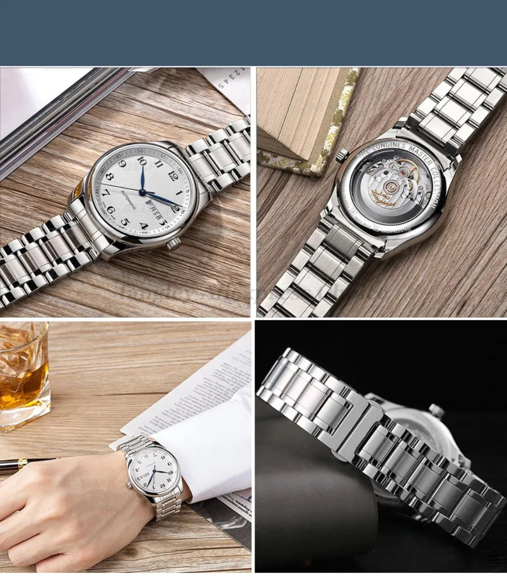 12-30 mm Big Size Stainless Steel Watch Band 14/15/16/17/18/19/20/21/22/23/24/26/28 mm Width Watches Strap Bracelet Replacement