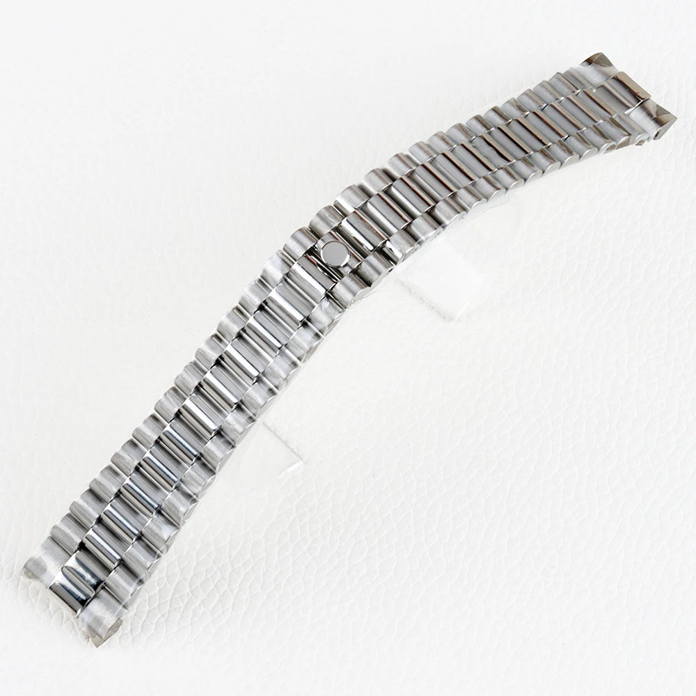 20MM Width Oyster/Jubilee Bracelet Silver Soild Steel Ad justment buckle Wristband for Datejust SUB GMT NH35 watch case 36/40mm