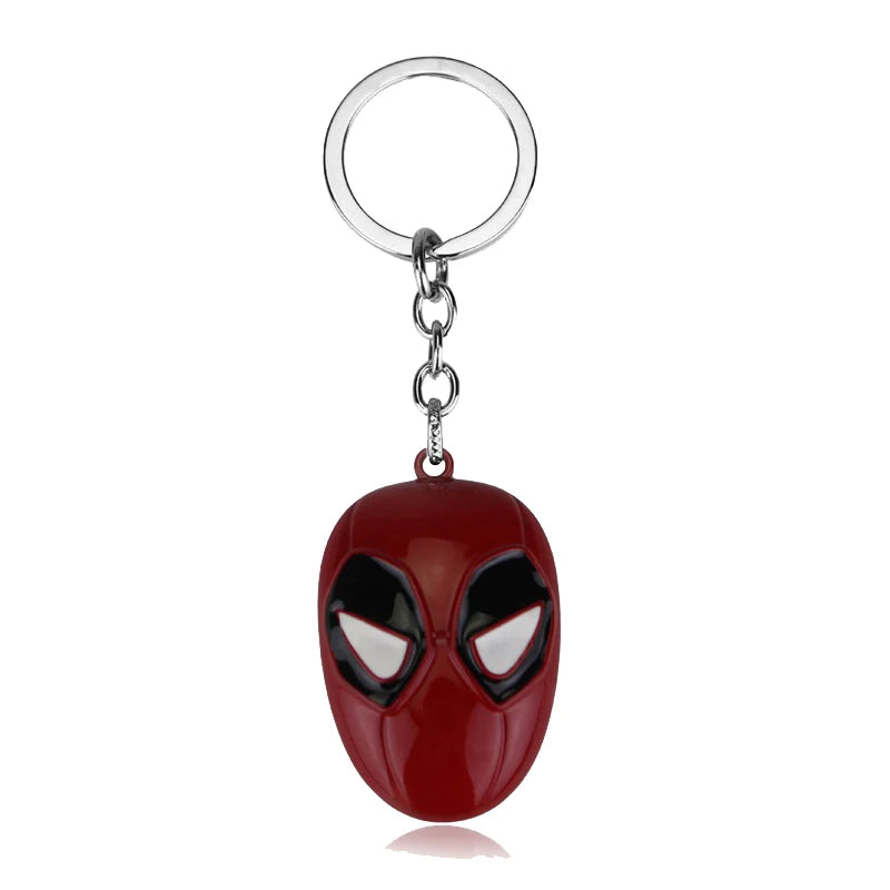 Movie Deadpool Bottle Opener Keychain Deadpool Mask Pendant Keyring for Men Gifts Accessories