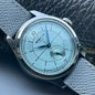The New MERKUR Cross Line Sector Dial Green Retro Casual Watch for Men Business Series Manual Chorded Watch Relogio Metal