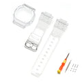 Transparent Rubber Strap Bezel for Casio G-SHOCK G-5600 DW5600 GW-M5610 TPU Sport Waterproof Replace Watch Band Protective Case