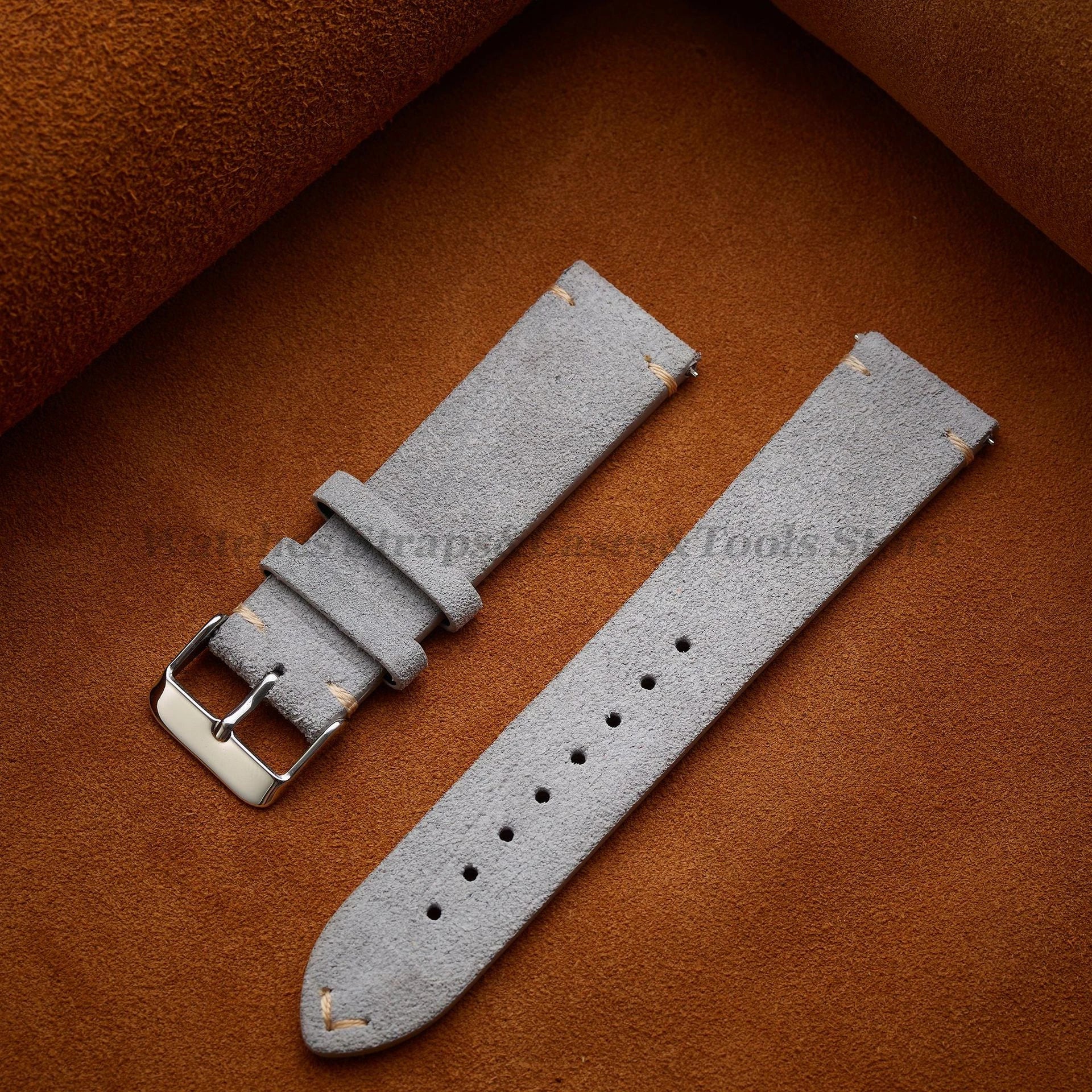 Soft Suede Watch Strap 18mm 20mm 22mm for Huawei Watch Gt3/Gt4 Quick Release Bracelet 14mm 16mm for Women Men Calfskin Wristband