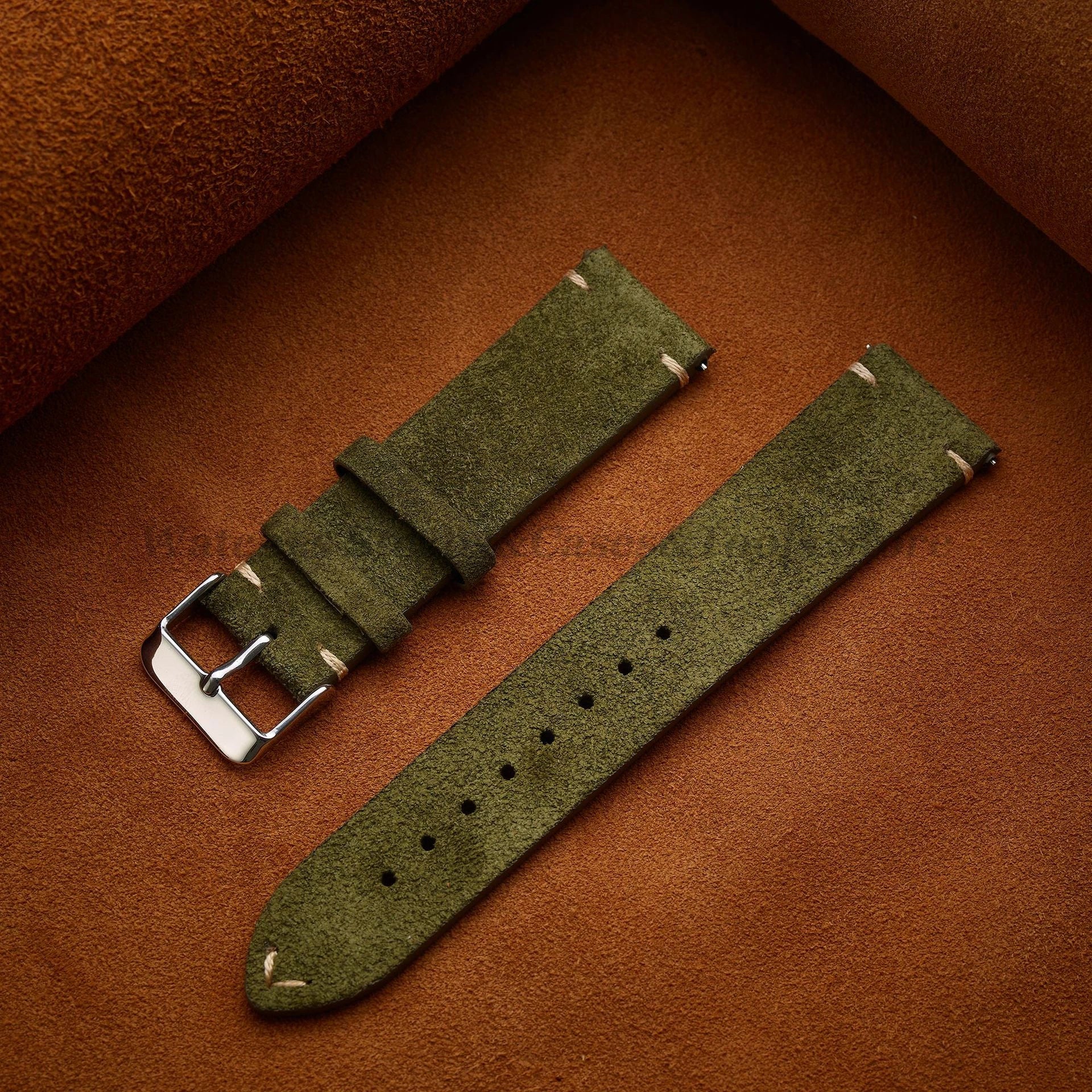 Soft Suede Watch Strap 18mm 20mm 22mm for Huawei Watch Gt3/Gt4 Quick Release Bracelet 14mm 16mm for Women Men Calfskin Wristband