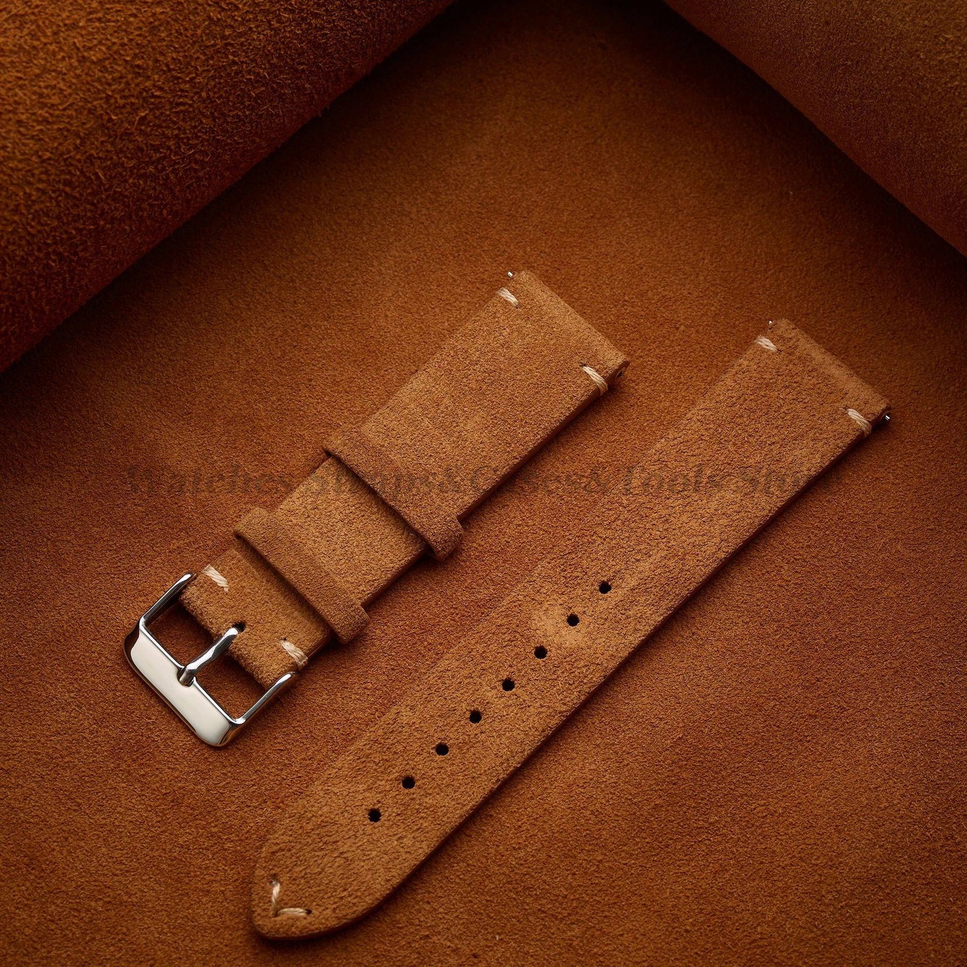 Soft Suede Watch Strap 18mm 20mm 22mm for Huawei Watch Gt3/Gt4 Quick Release Bracelet 14mm 16mm for Women Men Calfskin Wristband