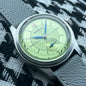 The New MERKUR Cross Line Sector Dial Green Retro Casual Watch for Men Business Series Manual Chorded Watch Relogio Metal