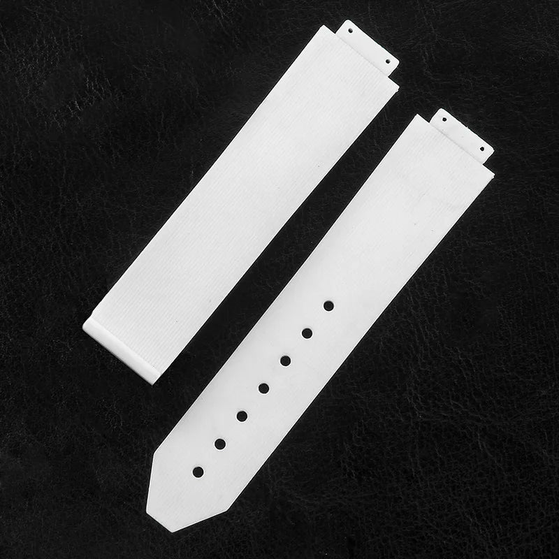 19mmx26mm Silicone Rubber Watch Strap for HUBLOT Classic Fusion Curved End Links Waterproof Men women Watch Strap