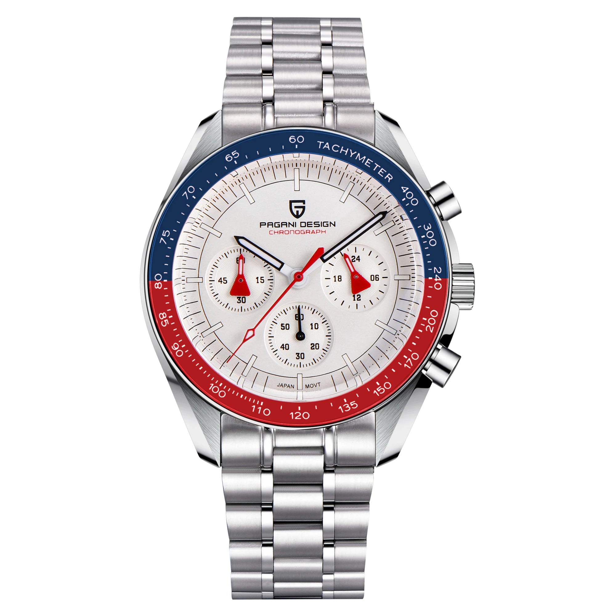 2025 New PAGANI DESIGN V5 Moon Men's Watches Top Luxury Quartz Watch For Men Chronograph Waterproof Sport Stainless Steel Clock