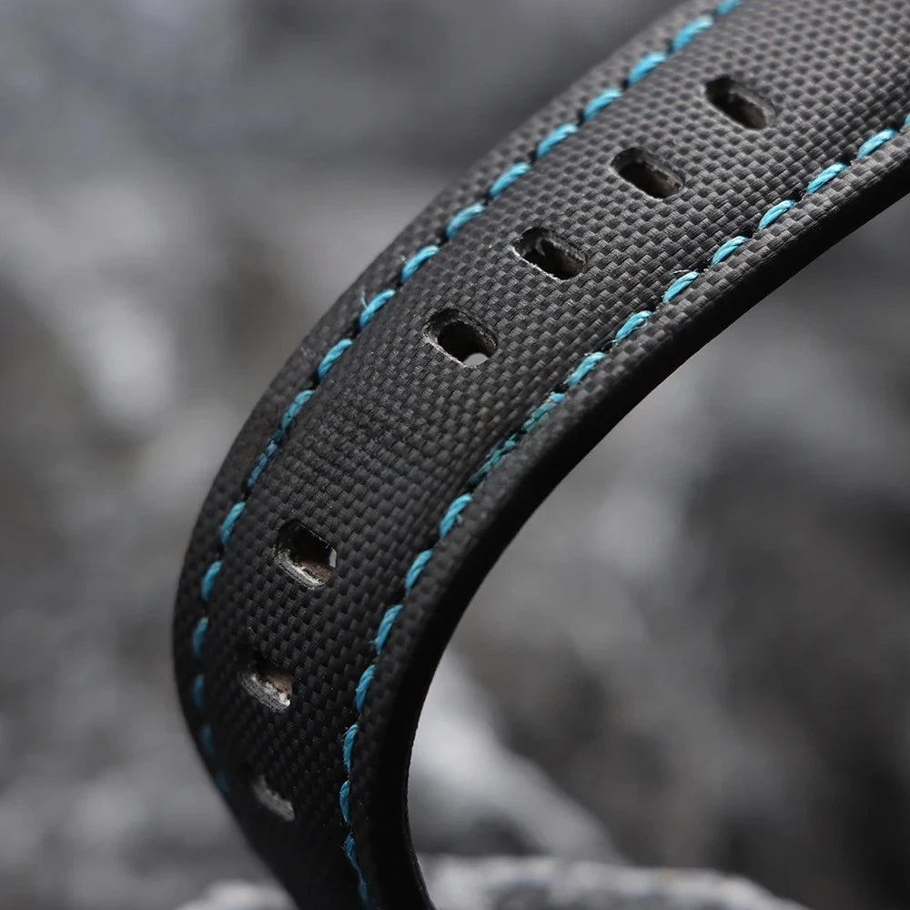 Genuine Sailcloth 20mm 22mm 24mm 26mm Watch Band Premium Sailcloth Strap Waterproof Soft Nylon Quick Release Bracelet Wristbelt
