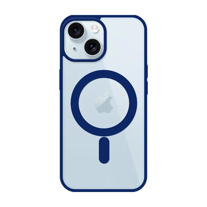 Magnetic Transparent Phone Case - Silicone Soft Edge + Acrylic Hard Back - Full Protection for iPhone 16/15/14/13/12/11 Pro Max