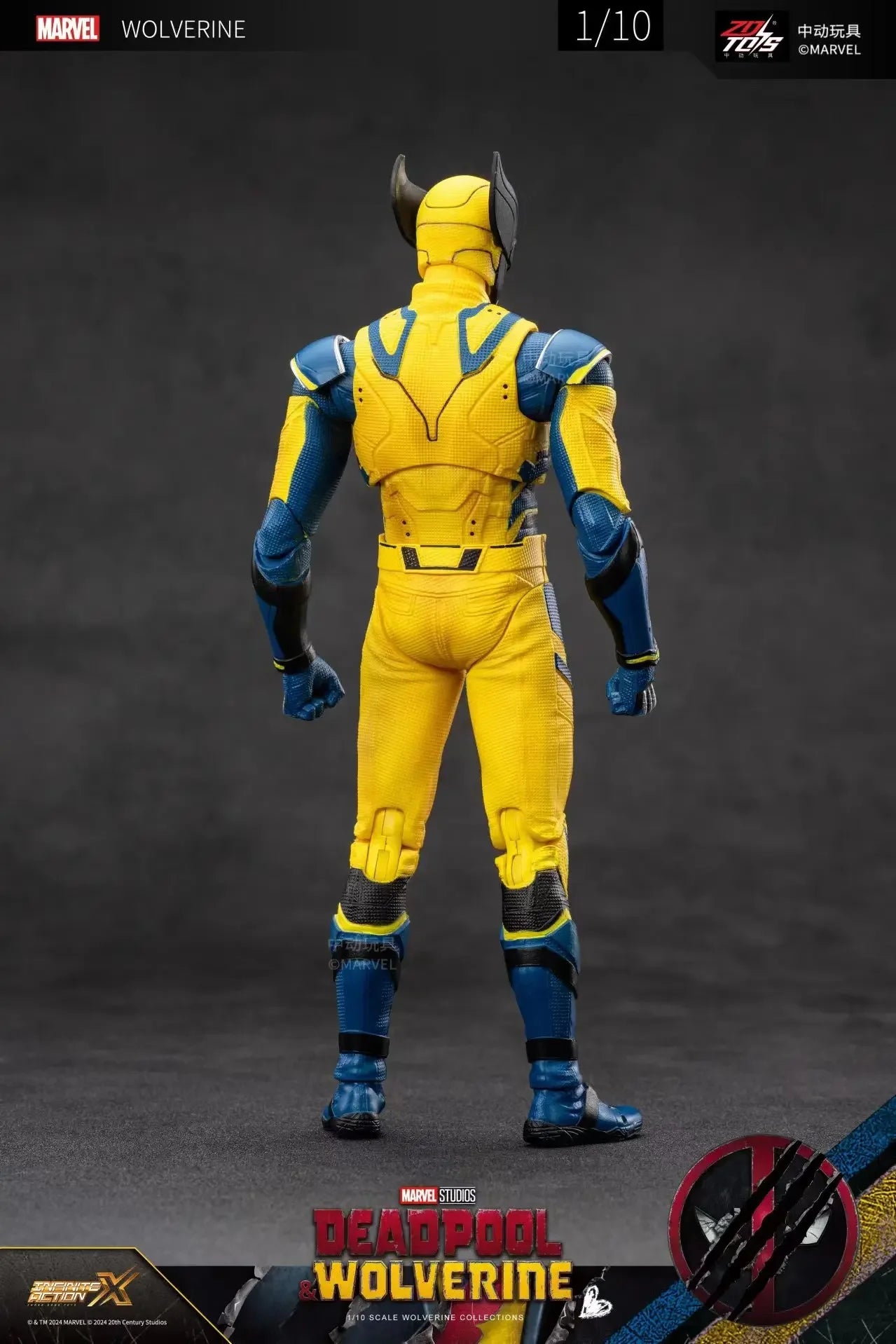 ZD Toys Deadpool & Wolverine Action figures Deadpool Boxed Wolverine  Collection Adult Action Figures Kids Toy
