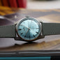 Merkur Watches Vintages CLASSIC CROSS LINE DIAL Original Design Handwind Mechanical Watch for Men Rose Gold Relogio Masculino