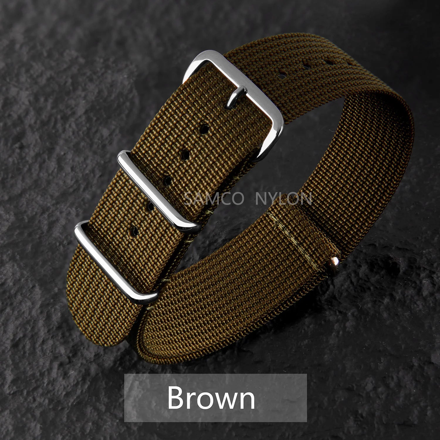 Ribbed Nylon Watch Band 20mm 22mm Comfortable Watch Straps Loop Military Washable Blet for Men Watchbands
