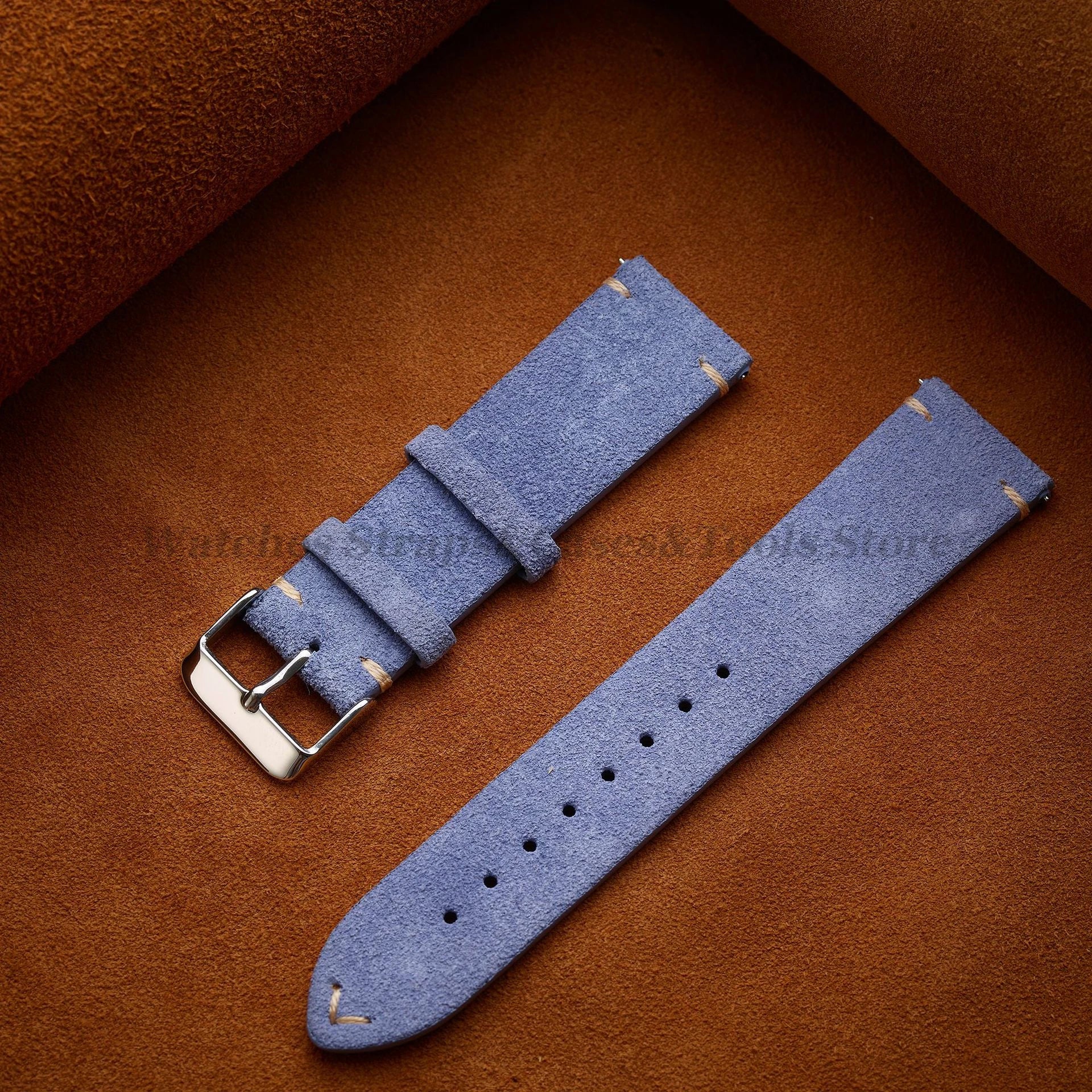 Soft Suede Watch Strap 18mm 20mm 22mm for Huawei Watch Gt3/Gt4 Quick Release Bracelet 14mm 16mm for Women Men Calfskin Wristband