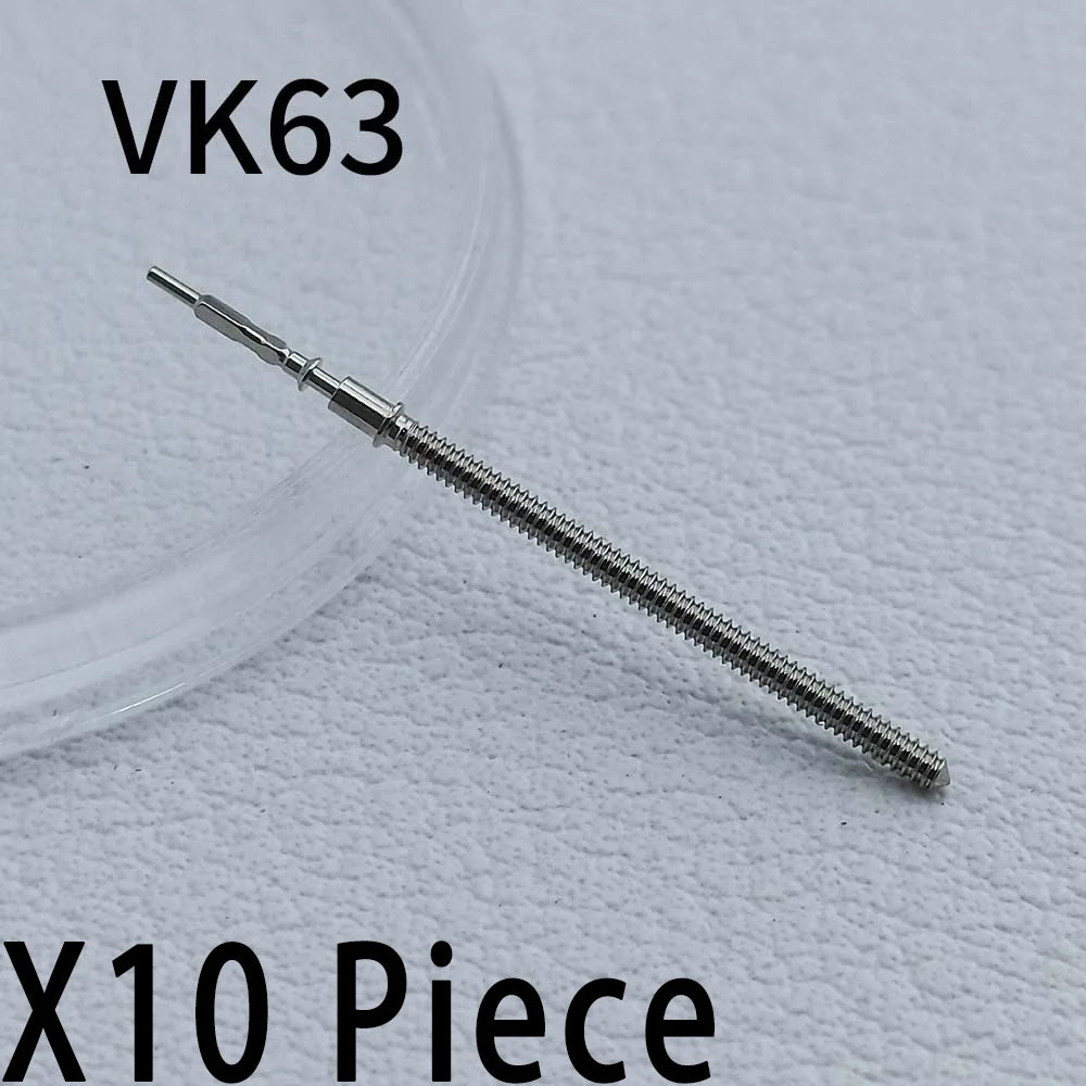 10Pcs/3Pcs Movement Watch Steel Stem Crown Kit Watch Parts For NH34 NH35 NH36 VK63 Miyota8215 Stem Spare Parts High Quality