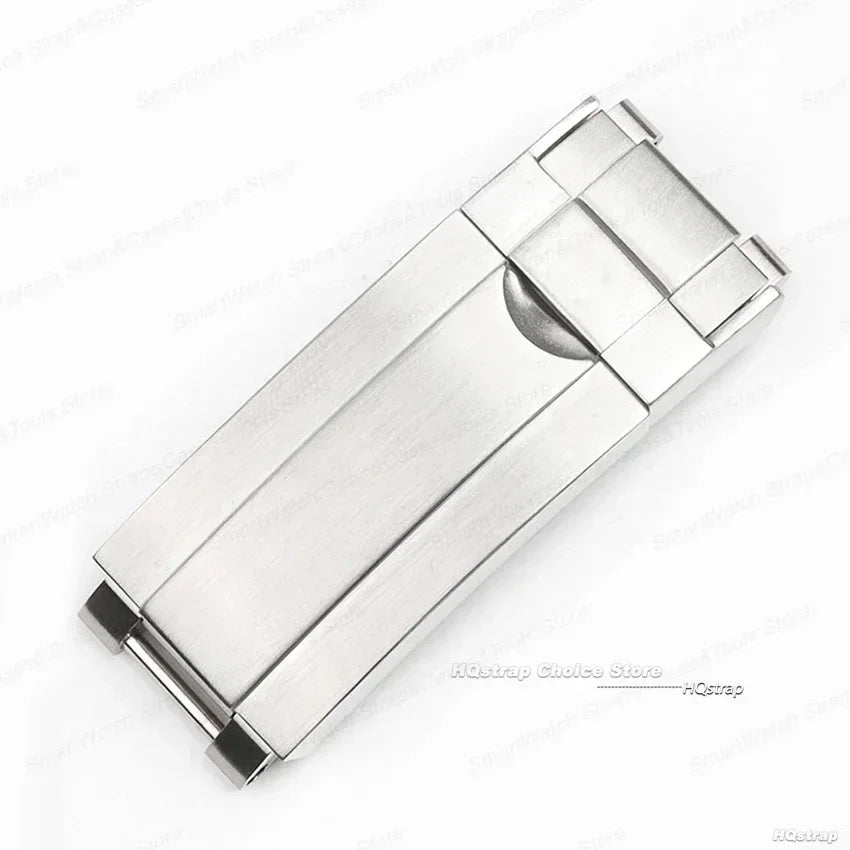 9mm Watch Band Glide Clasp for Rolex DAYTONA SUBMARINER GMT Yacht-Master Stainless Steel Fine-tuning Pull Button Watch Buckle