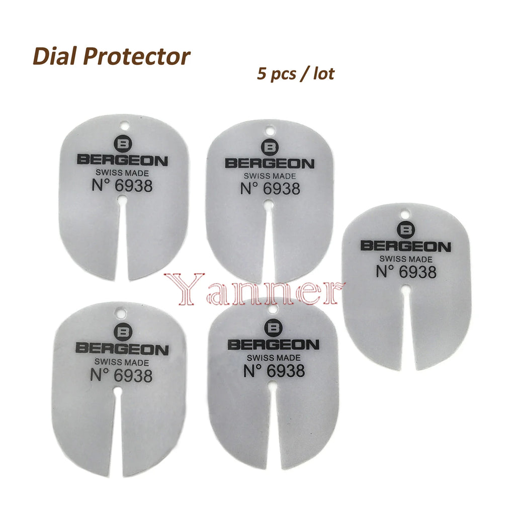 5PCS BERGEON 6938 DIAL PROTECTOR SHIM WATCH HANDS REMOVER SHIM FOR WATCH DAIL CUSHION WATCH REPAIR TOOLS