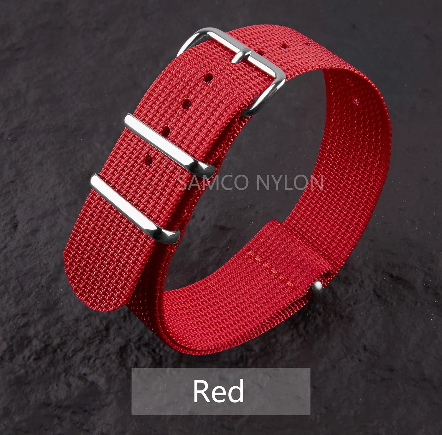 Ribbed Nylon Watch Band 20mm 22mm Comfortable Watch Straps Loop Military Washable Blet for Men Watchbands