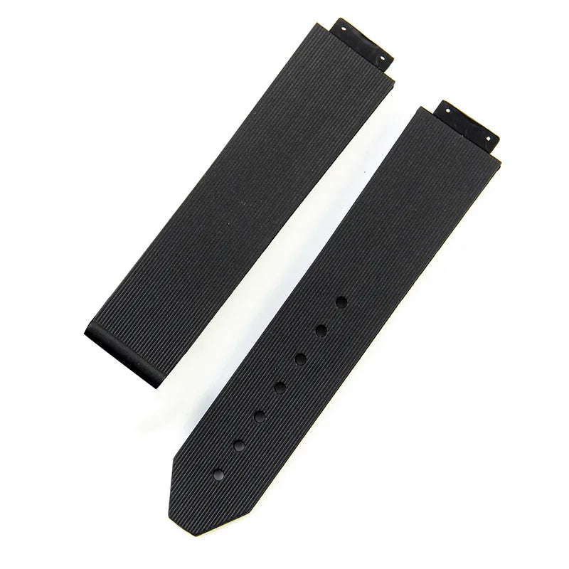 19mmx26mm Silicone Rubber Watch Strap for HUBLOT Classic Fusion Curved End Links Waterproof Men women Watch Strap