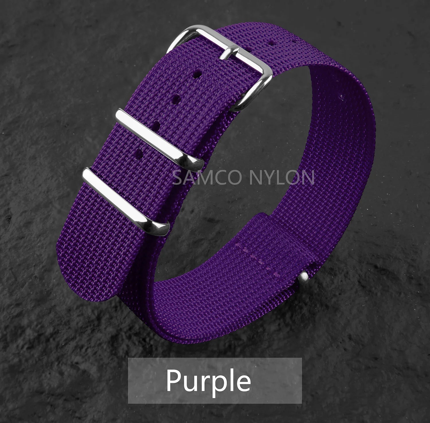 Ribbed Nylon Watch Band 20mm 22mm Comfortable Watch Straps Loop Military Washable Blet for Men Watchbands
