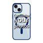 Magnetic Pattern Customized Acrylic Matte Phone Case For iPhone16 15 14 13 12 11 Pro Max XS Shockproof birthday gift surprise