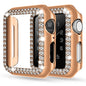 Diamond Case For Apple Watch Cover 9 8 7 41mm 45mm 42mm 44mm 40mm women Bling Bumper Protector Shell iWatch Series 8 3 4 5 6 SE