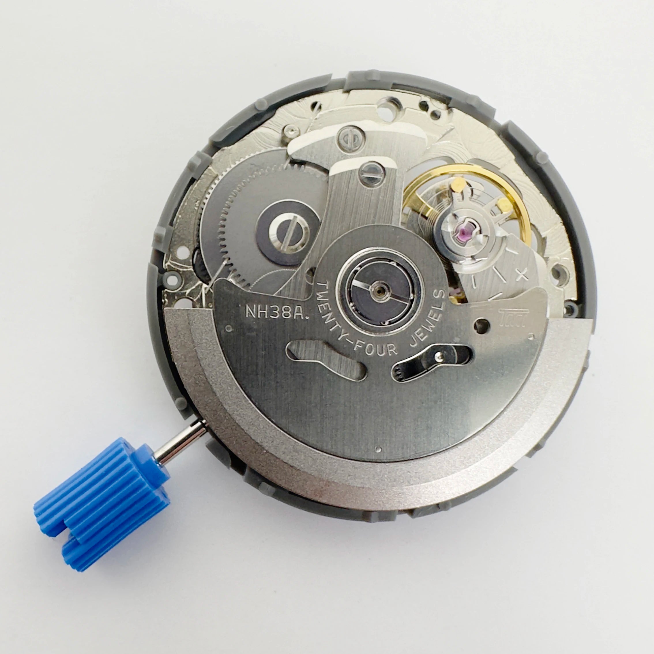 Japan Genuine NH38A Mechanical Movement Mod Automatic Watch Mechanism 24 Jewels High Accuracy NH38 Top Repair Parts