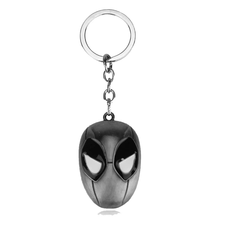 Movie Deadpool Bottle Opener Keychain Deadpool Mask Pendant Keyring for Men Gifts Accessories