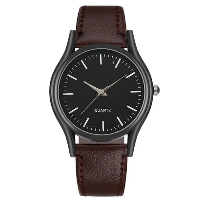 Watches for Men Reloj Hombre Fashion Retro Business Hand Watch Leather Watches Quartz Wristwatch Clock Gift Relogios Masculino
