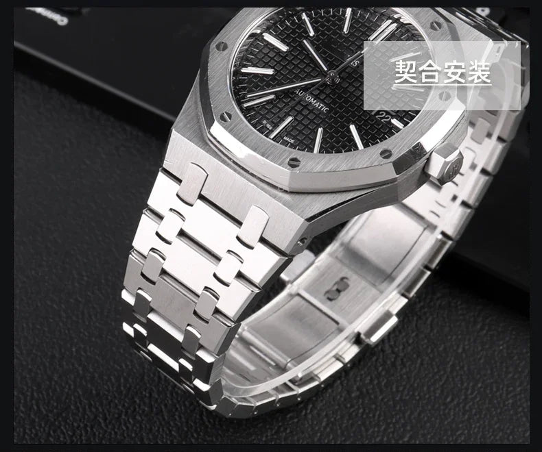 26mm  316L Stainless Steel Bracelet For AP 15400 Audemars Piguet Royal Oak GA2100 2110 Strap Men Watch Band