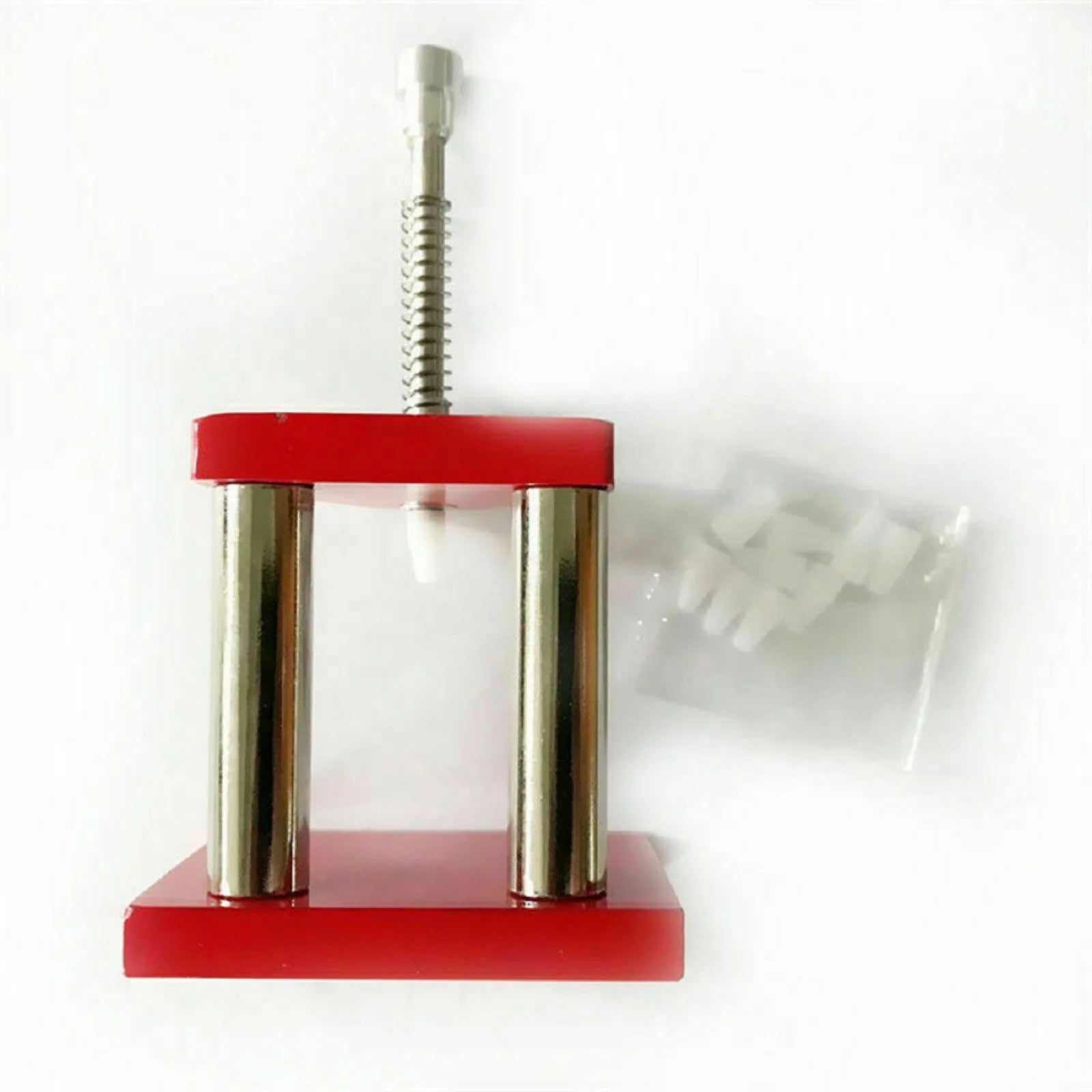 Professional Watch Hand Press Presser Setting Fitting Watch Repair Tool With 6 Plastic Dies Watch Repair Tools Assortment Kit
