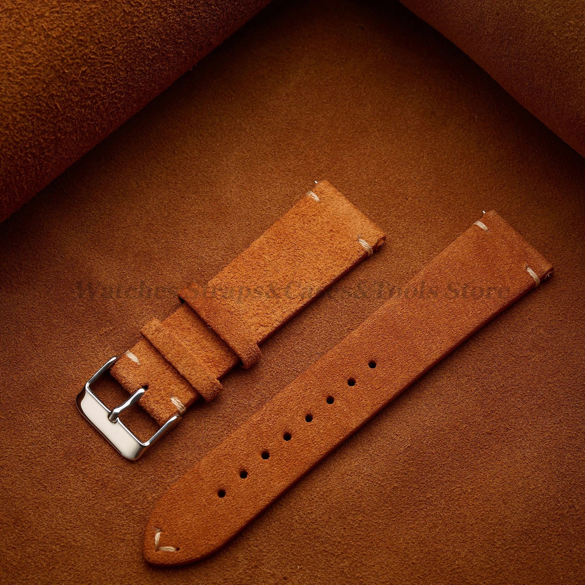 Soft Suede Watch Strap 18mm 20mm 22mm for Huawei Watch Gt3/Gt4 Quick Release Bracelet 14mm 16mm for Women Men Calfskin Wristband